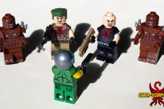 LEGO Doomguy vs. Zombiemen and Imps