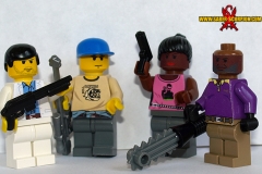 Left 4 Dead 2 LEGO minifigs