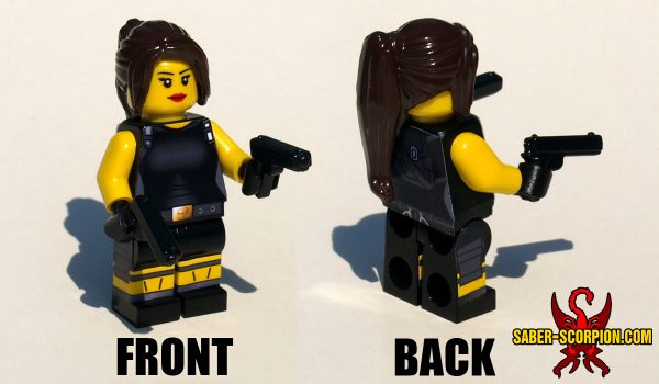 Minifigure: Female Adventurer Black