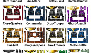 Spartans Space Marines NEW Brickarms XBR3 Battle Rifle for Mini-figures 