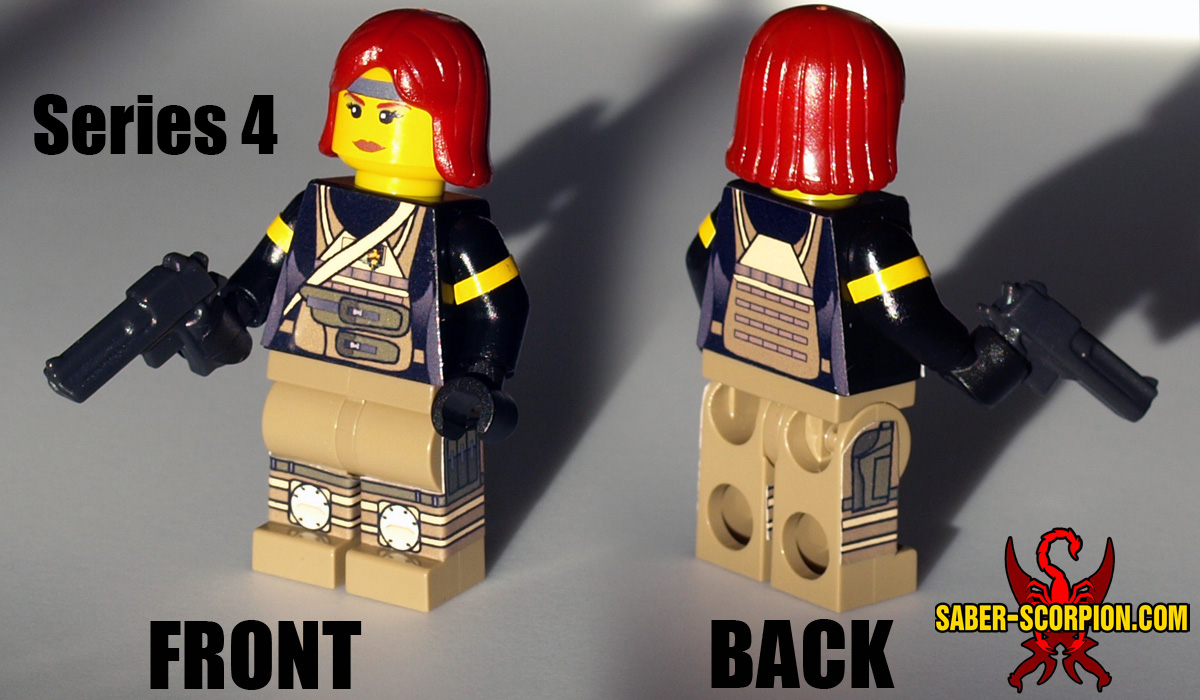 Minifig: Soldier – Saber-Scorpion's Lair – Custom LEGO Minifigs, Stickers, Weapons