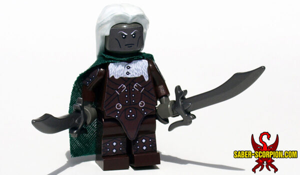 Custom LEGO Minifigure: Dark Elf Ranger