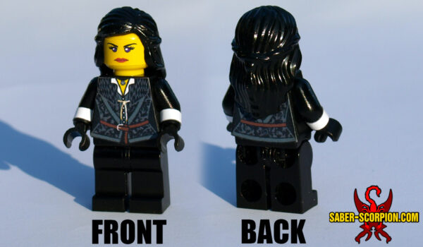 Custom LEGO Minifigure: Fantasy Dark Witch