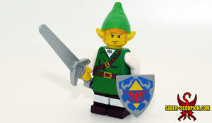 Custom LEGO Minifigure: Fantasy Elf Hero