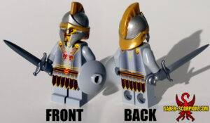 Custom LEGO Minifigure: Fantasy Guard Captain