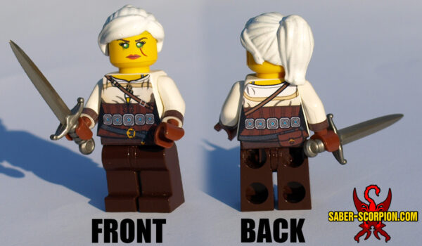 Custom LEGO Minifigure: Fantasy Female Monster Hunter