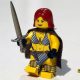 Custom LEGO Minifigure: Chainmail Bikini Redhead