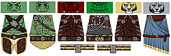 Custom LEGO Minifig Decals: Fantasy Elder Series Beastfolk
