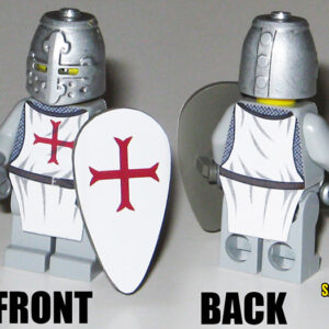 Historic Medieval Knight – Saber-Scorpion's Lair – Custom Minifigs, Stickers, & Weapons
