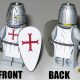 Custom LEGO Minifigure: Medieval Crusader Knight