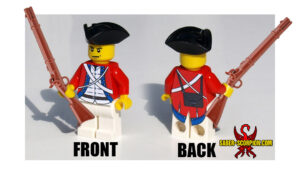 Revolutionary War LEGO Minifig Soldier Redcoat