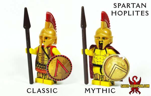 Custom LEGO Greek Spartan Hoplite Minifigure