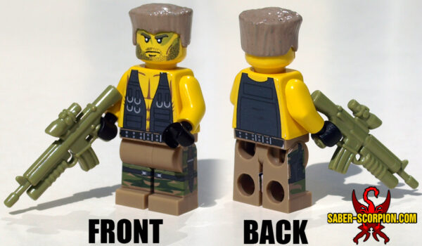 Custom LEGO Minifigure: Action Hero Commando