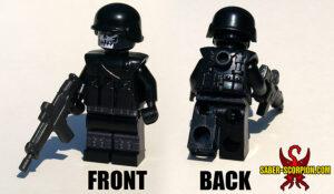 Custom LEGO Minifigure: Skull-Face Black Ops Soldier