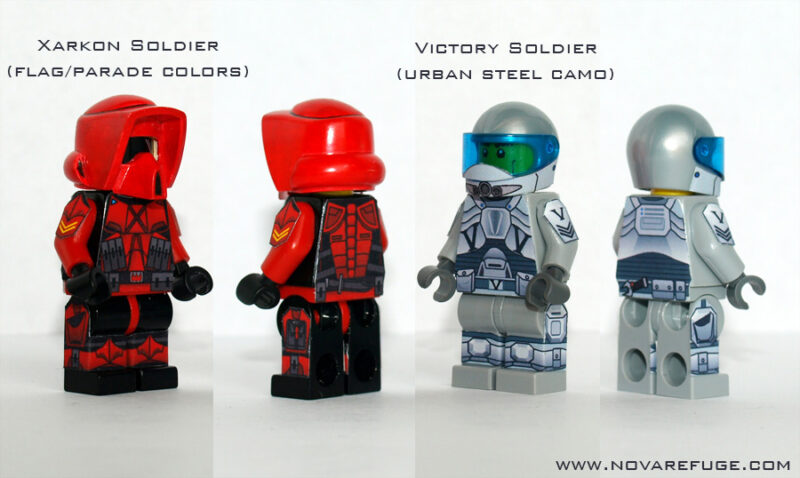 Custom LEGO Minifig Decals: Nova Refuge