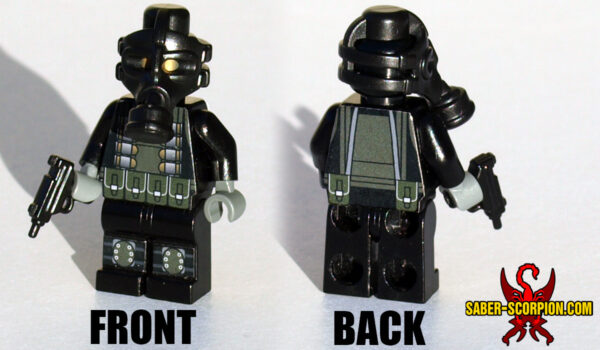 Custom LEGO Minifigure: Gas Mask Merc