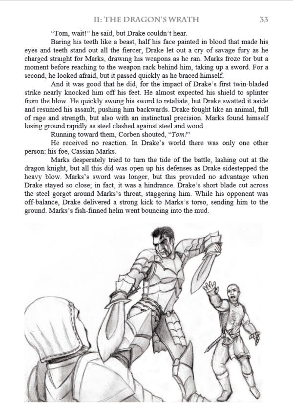 Wulfgard: Knightfall sample page