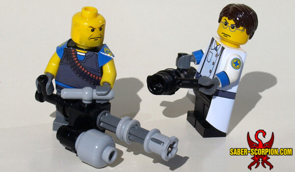 Custom LEGO Minifigure: Merc Big Guy & Medic