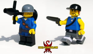 Custom LEGO Minifigure: Merc Soldier & Scout