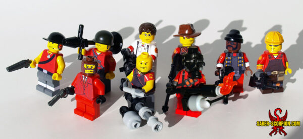 Custom LEGO Minifigure: Merc Team: Fortress Defense