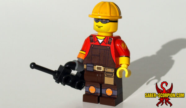 Custom LEGO Minifigure: Technician Merc