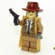 Custom LEGO Minifigure: Post-Nuclear Fallout Android Detective