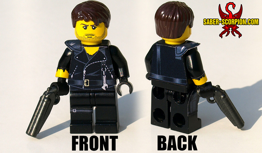 Custom LEGO Minifigure: Post-Nuclear Fallout Lone Warrior