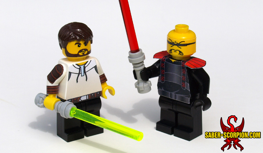Minifig: Wars Outcasts Duel Pack – Saber-Scorpion's Lair – Custom LEGO Minifigs, Stickers, & Weapons