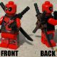 Custom LEGO Minifigure: Superhero Red Merc