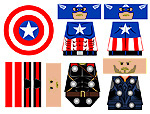 Custom Minifig Decals: Superhero Vengeance Pack