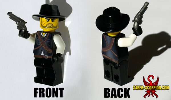 Custom LEGO Minifigure: Wild West Gunslinger