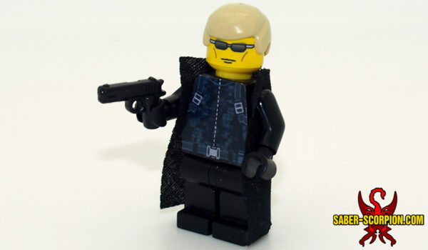 Custom LEGO Minifigure: Zombie Survivor: Evil Agent