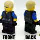 Custom LEGO Minifigure: Zombie Survivor: Evil Agent