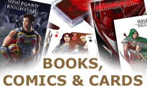 Books, Comics, and Cards