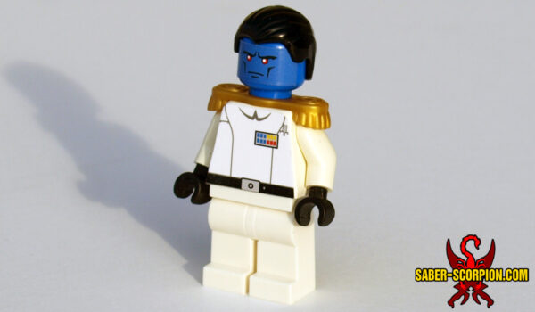 Space Wars Imperial Star Admiral Custom LEGO Minifigure