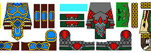 Warcaster LEGO Minifigure Stickers