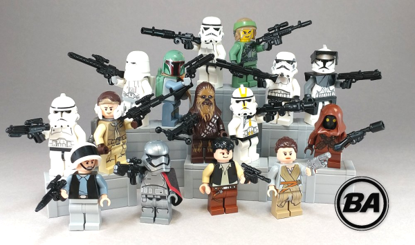Lego Minifigure Lot Weapon Guns Pistols space guns Star Wars