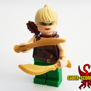 Magnhild from Wulfgard, with a pair of BrickForge Raider Blades