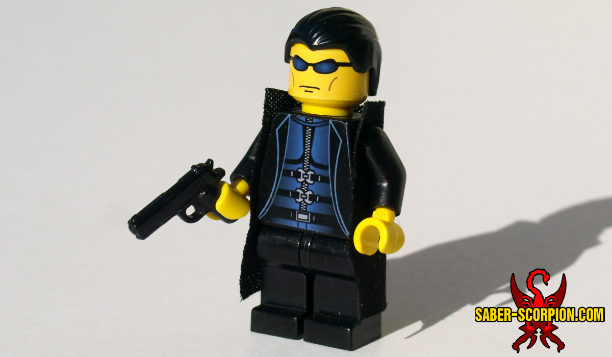 Cyberpunk Agent Classic Custom LEGO Minifigure