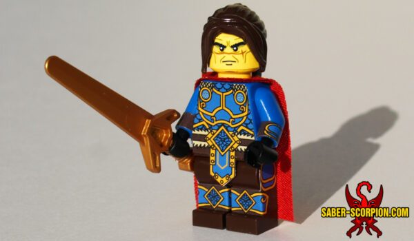 Warcaster Human King Custom LEGO Minifigure