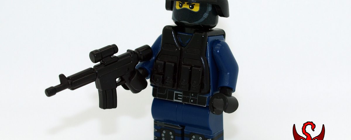 SWAT Trooper Custom LEGO Minifigure