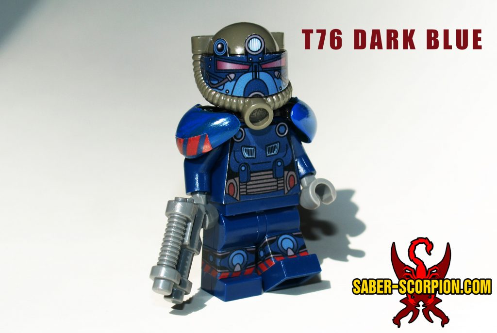 T-76 Dark Blue Ultracite Fallout Power Armor