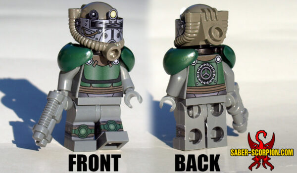 Post-Nuclear Fallout Power Armor Custom LEGO Minifigure