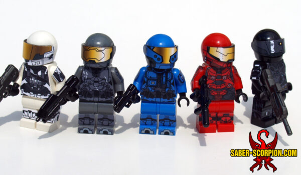 Sci-Fi Cyborg Spartan Soldiers Minifigures