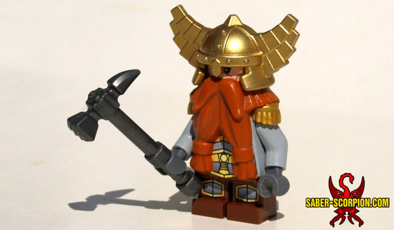 Dagfari Firebeard with the BrickWarriors Hammerpick