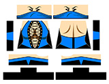 Female Ninja Minifigure Decals