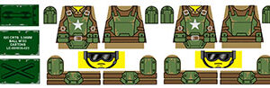 Post-Nuclear Fallout Custom LEGO Decals: Combat Armor