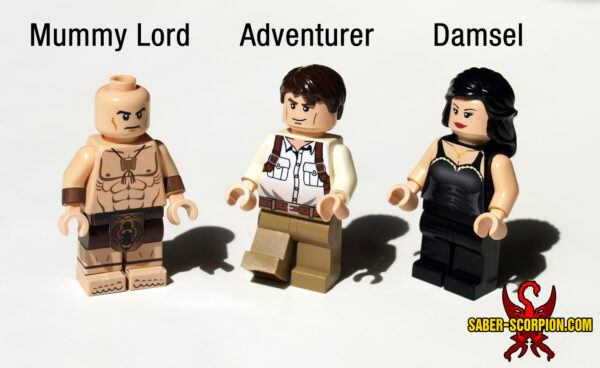 Custom LEGO Minifigure Mummy Slayers
