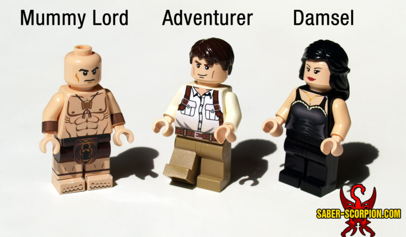 Custom LEGO Minifigure Mummy Slayers