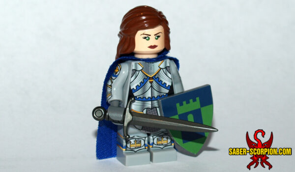Wulfgard Severina Kallistos Custom LEGO Minifig Female Knight